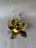 Hampton Brass Lotus Candlestick Holder