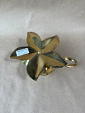 Hampton Brass Lotus Candlestick Holder