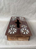 Hand Crafted Wooden Tissue Box Cover