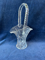 Floral Glass Basket