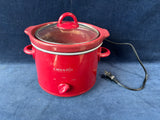 Crock Pot Manual Slow Cooker 2Qt SCR200-R, Powered On