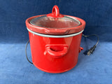 Crock Pot Manual Slow Cooker 2Qt SCR200-R, Powered On