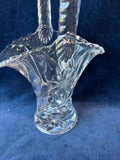 Floral Glass Basket