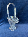 Floral Glass Basket