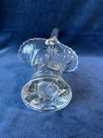 Floral Glass Basket