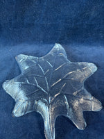 Glass Leaf Trinket Dish