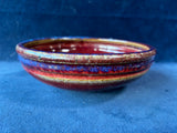 Signed Glazed Pottery Bowl