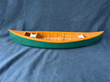 Hand Painted Wooden Model Size Canoe