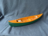 Hand Painted Wooden Model Size Canoe