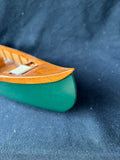 Hand Painted Wooden Model Size Canoe