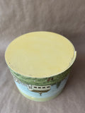 Shaker-Style Wooden Decorative Canister with Country Village Scene