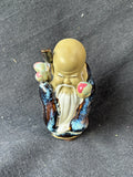 Chinese Clay Pottery Shiwan Mudman Longevity Statue