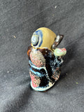 Chinese Clay Pottery Shiwan Mudman Longevity Statue
