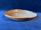 Earth Tone Glazed Shallow Trinket Dish