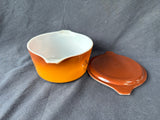 Pyrex Old Orchad Fruit #473 1 QT Casserole Dish With Lid *Read Description*