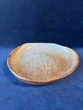 Earth Tone Glazed Shallow Trinket Dish