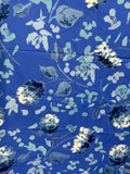 Carol Maguire Blue Floral Table Cloth (2 Available, Priced Individually)