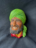 Bossons Chalkware Punjabi Head Plaque (H) *Read Description*