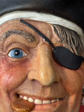 Legend Products Decor The Pirate Head Chaulkware Bust Wall Plaque *Read Description*