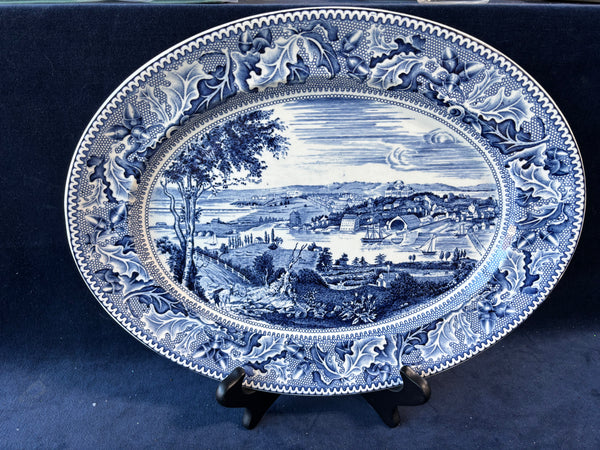 Johnson Brothers Historic America The City Of Washington D.C. Oval Serving Platter