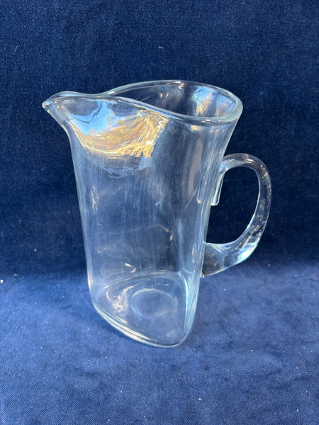 Clear Glass Water Pitcher