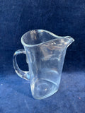 Clear Glass Water Pitcher