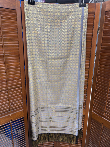 Blue/Gold Tone Table Cloth