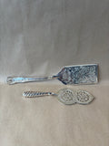 Lot Of 2 Silver-Plated Serving Utensils