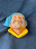 Bossons Chalkware Sardinian Head Plaque (J) *Read Description*