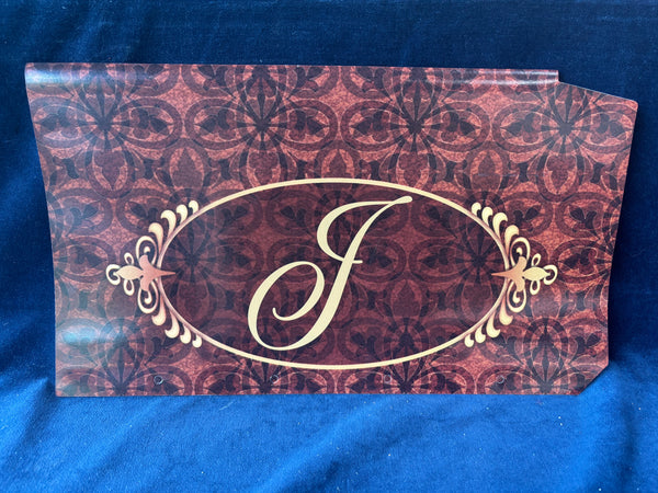 Cursive J Magnetic Mail Box Cover