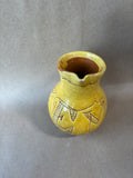 Williamsburg Style Mustard Yellow Redware Slipware Jug *Read Description*