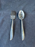 Wm.A. Rogers Oneida 2Pc Silver Plate Serving Utensil Set