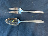 Wm.A. Rogers Oneida 2Pc Silver Plate Serving Utensil Set