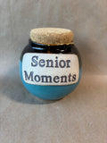 Pottery Glazed Covered Jar Senior Moments