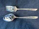 Wm.A. Rogers Oneida 2Pc Silver Plate Serving Utensil Set