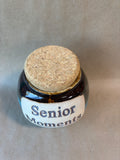 Pottery Glazed Covered Jar Senior Moments