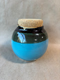 Pottery Glazed Covered Jar Senior Moments