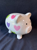Circo Ceramic Piggy Bank W/Hearts