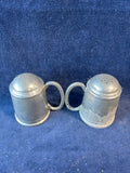 AL Hanle Distinctive American Pewter Salt and Pepper Shaker Set