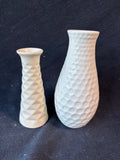 Lot Of 2 Textured Vases