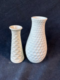 Lot Of 2 Textured Vases