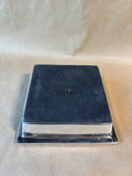 Silver Tone Metal Beaded Edge Napkin Holder