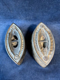 Pair Of Cast Iron Sad Irons