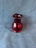 Ruby Red Bud Vase