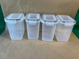 Lot Of 4 Plastic Kitchen Storage Containers