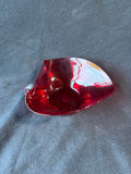 Hand Blown Red Glass Trinket Dish