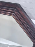 Octagonal Mirror with Wooden Frame (HEAVY)