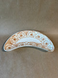 John Maddock and Sons Royal Vitreous Crescent Shaped Dish
