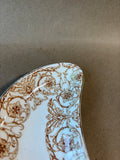 John Maddock and Sons Royal Vitreous Crescent Shaped Dish