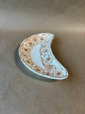 John Maddock and Sons Royal Vitreous Crescent Shaped Dish